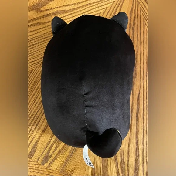 Cats VS Pickles Black Skelecat Skeleton Cat 9” Stuffed Animal Plush Beanbag #037 - Picture 3 of 10